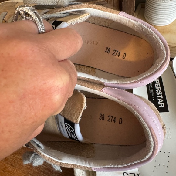 NIB golden goose superstars neutral 38/8 - Picture 9 of 11